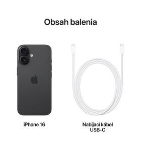 Apple Iphone 16 256 GB cierny
