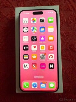 Iphone 15 pro max 1 TB modry v zaruke pouzity 2 dni