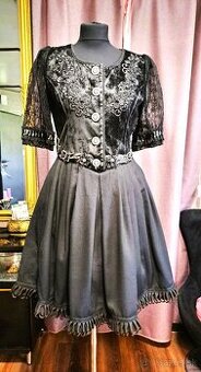 Predám čierne šaty v štýle gotik