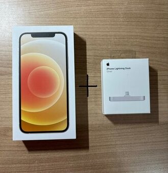 Iphone 12 128gb biely + zadarmo lightning dock