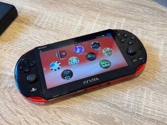 Playstation Vita Red Black edícia - Pekný stav