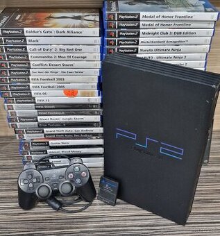 Predám PS2 s hrami