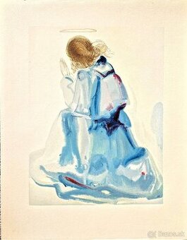 SALVADOR DALI - Anjel (Božská komédia - Dante) surrealizmus
