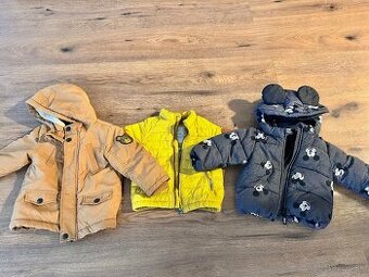 Predám chlapčenské zimné bundy,V.80