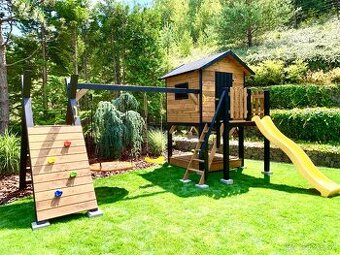 Detské záhradné ihrisko/domček + pieskovisko - 1