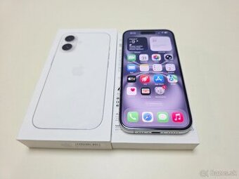 APPLE IPHONE 16 128GB WHITE TOP STAV