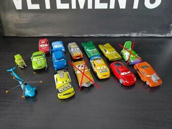 Kovové autíčka z rozprávky Cars
