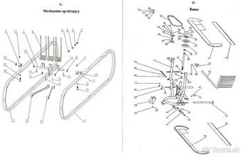 predám náhradné diely na pásovú hrabačku