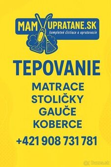 Tepovanie sedačiek a kobercov Prešov, Sabinov a okolie