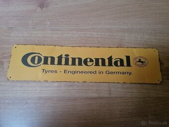 Plechová tabuľa Continental