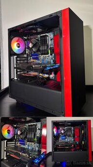 Herný PC – Intel 6 jadier / 12 vlákien, GTX 1070, 24 GB RAM