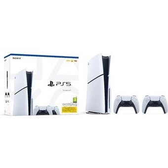 PLAYSTATION 5 + DUALSENSE WIRELESS CONTROLLER BIELY (VERZIA