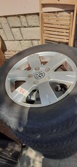 Pneumatiky celoročne na VW diskoch