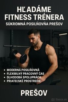 Hľadáme fitness trénera/ku