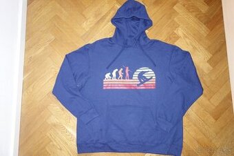 Pánska mikina človek snowboardista XXL