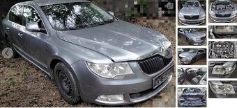 Škoda Superb 2.0 tdi 2010 predám DVERE, MOTOR CFF, PREVODOVK