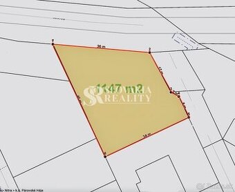 Pozemok/záhrada na mobilný dom, Párovské Háje – 1147 m²