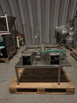 Nerezový priemyselný plynový varič – dvojhorák