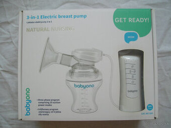Elektrická odsávačka mlieka Babyono + Ohrievac