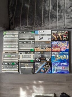 predám audiokazety TDK SA-90 typ II (chrom)reál foto