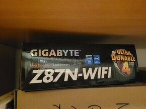 Predám dosku ITX GIGABYTE Z87N-WIFI + CPU i7 4770s