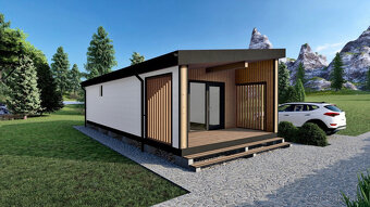 Drevodom ZOE ECOMODUL 55 - modulový, mobilný dom