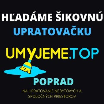 Hľadá sa Upratovačka v Poprade