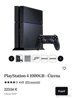 Predám PS4 slim a PS4 1TB - info v popise