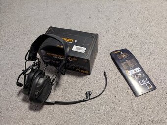 Airsoft Slúchadlá Headset V WST Multicam Black