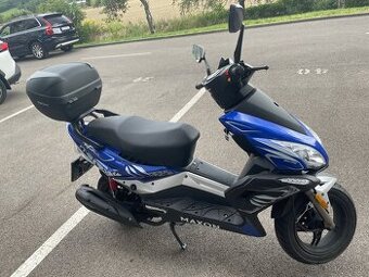 Predám skúter MAXON 125 cm³ – takmer nový, ešte v záruke