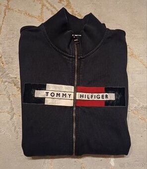 Tommy Hilfiger tmavomodrá zipsová