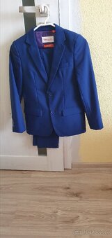 Modrý spoločenský oblek č.146/152