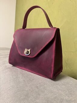 Handmade luxusná kabelka z pravej kože
