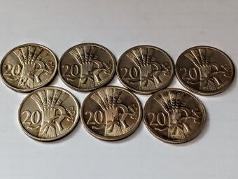 ČESKOSLOVENSKA REPUBLIKA 1918-1935 OBEZNE MINCE