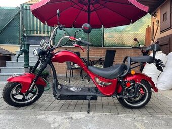 Elektrický Chopper 75km/h 2000W (dojazd 150km) 2-sedačková