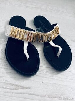 Moschino dámske kožené šľapky 37,5