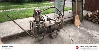 Piestory kompresor bez elektro motora domáca výroba.