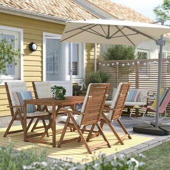 SVALÖN Slnečník, závesný, svetlá IKeA