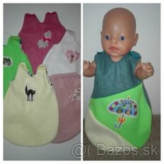 Spacie vaky pre 43 cm baby born bábiky