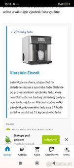 Karlstein výrobník ľadu