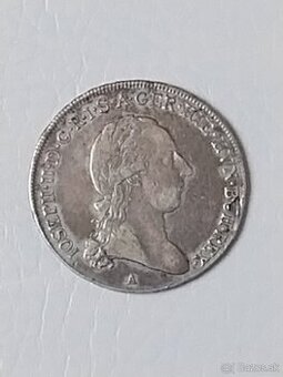 Mince 1/2 Toliar Jozef II. 1789 A