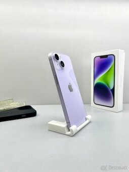 iPhone 14 PURPLE 256GB ORIGINÁL STAV + PRÍSLUŠENSTVO