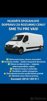 Preprava, sťahovanie Slovensko a EU