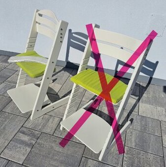 detská rastúca stolička jitro klasik biela