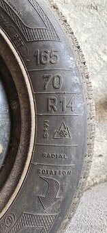 Na predaj 3 celoročné gumy na diskoch