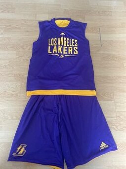 Obojstranný originálny dres + trenky LA Lakers (Adidas, veľk