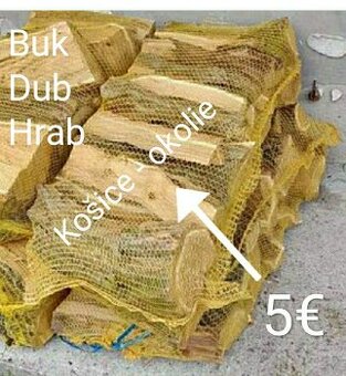 Palivové drevo vo vreci / metrovica -