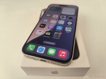 apple iphone 15 PRO 128gb White Titanium / Batéria 85%