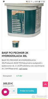 PCI Pecimor 2K bitumna dvojzlozkova hydroizolacia