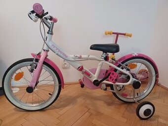 16" bicykel decathlon ruzovy